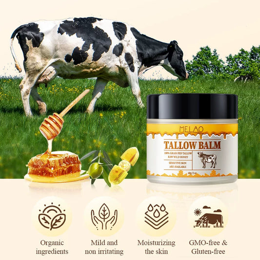 Beef Tallow Moisturizing Cream - Natural Face & Body