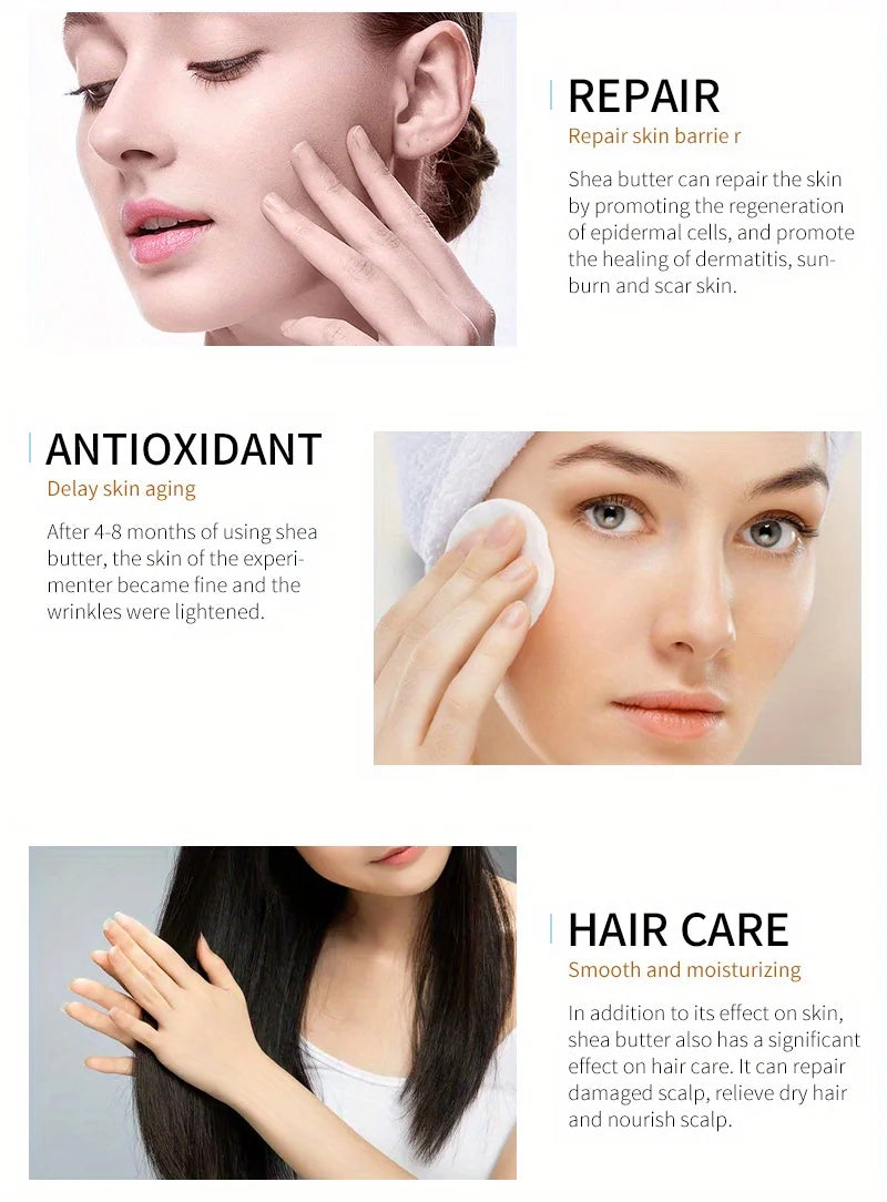 MELAO Organic Shea Butter for Body & Face Organic