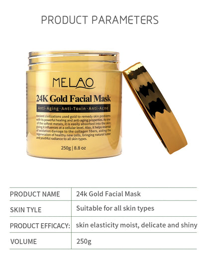 MELAO 24K Gold Face Mask